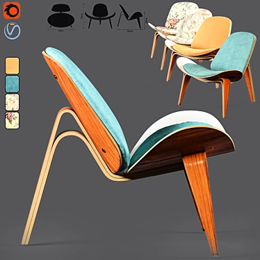 Eternal Comfort Smile Chair 3D model image 1 