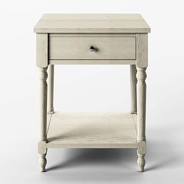 Siobhan Classic Accent Table 3D model image 1 