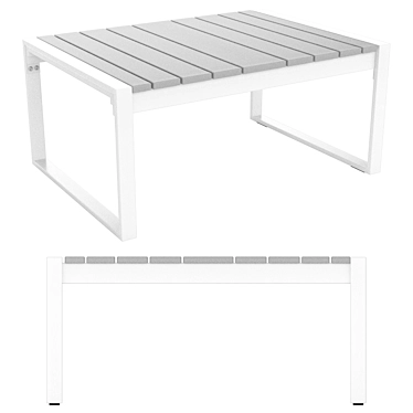 Outdoor Oasis Garden Table  3D model image 1 