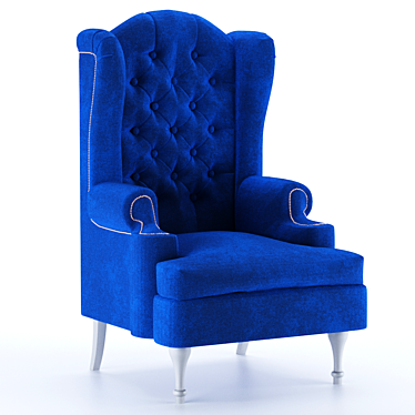 Regal Throne Chair 3D model image 1 