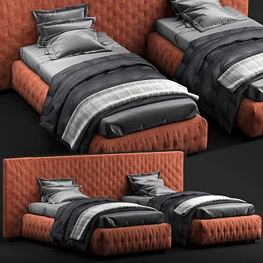 Elevate Your Sleep: Tuyo Bed 3D model image 1 