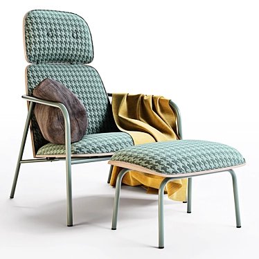 Normann Copenhagen Lounge Chairs: Pad 3D model image 1 