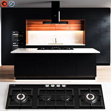 Versatile Kitchen Essentials: 2015 Edition 3D model image 1 