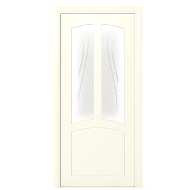 Elegant Cardinal Door 3D model image 1 