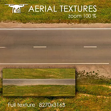 Aerial Land Texture: Road 284 3D model image 1 