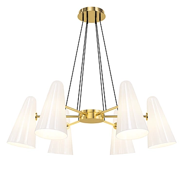 Modern Glass Ceiling Lights 3D model image 1 