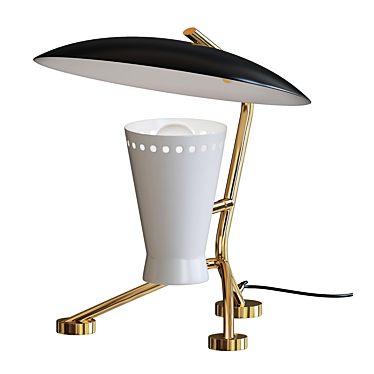 Barry Brass Table Lamp 3D model image 1 