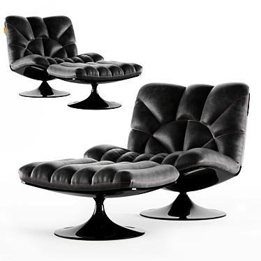Luxury Marilyn Leather Chair - Premium Quality 3D model image 1 