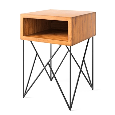 Elegant Dixon Side Table - Stylish & Versatile 3D model image 1 