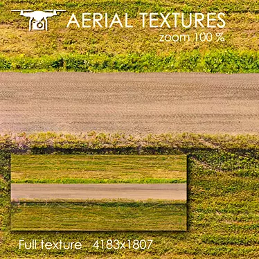 Aerial Terrain Texture: Road 296 3D model image 1 