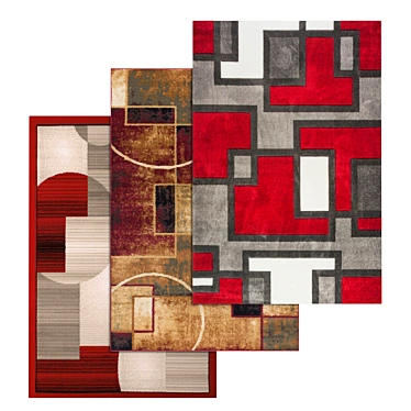 Versatile High-Quality Carpet Set 3D model image 1 