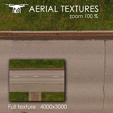 Aerial Terrain Texture 3D model image 1 