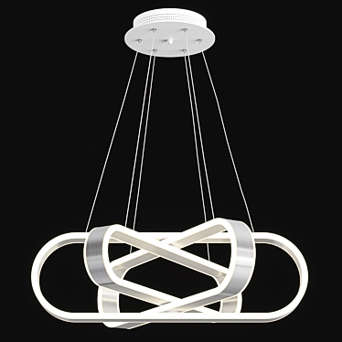 Elegant Parafango Chandelier 3D model image 1 