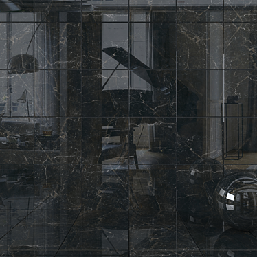 Stylish Wall Tiles Set: Carelia Black 3D model image 1 