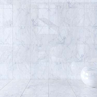 Classic Calacatta Carrara Wall Tiles 3D model image 1 
