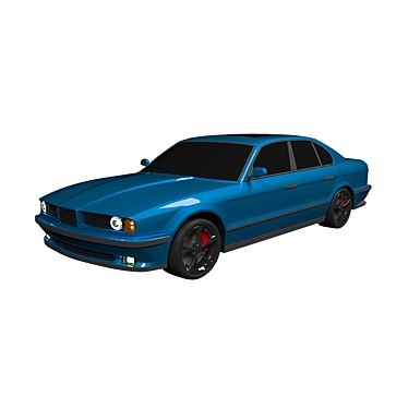 Title: BMW M5 E34 Replica 3D model image 1 