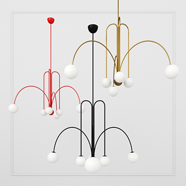 Grand Finale Chandelier: Fontana Amorosa 3D model image 1 