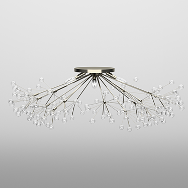 Celestial Crystal Branch Chandelier 3D model image 1 