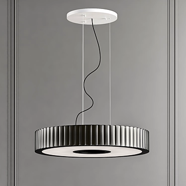 Modern Spin Pendant Light 3D model image 1 