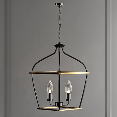 Arteriors_2 - Modern Pendant Light Fixture 3D model image 1 