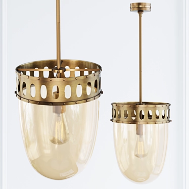 Elegant Eaton Pendant Light 3D model image 1 