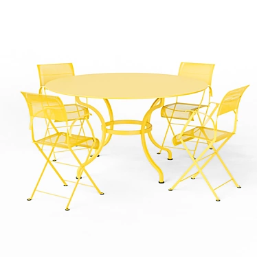 Fermob Outdoor Furniture Set 3D model image 1 