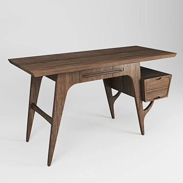 Wooden Table - 3D Model 3D model image 1 