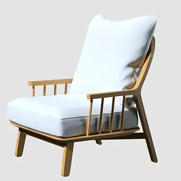 Richard Armchair: Modern Comfort by AM.PM 3D model image 1 