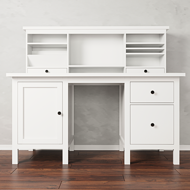 IKEA HEMNES: Versatile Table with Optional Module 3D model image 1 