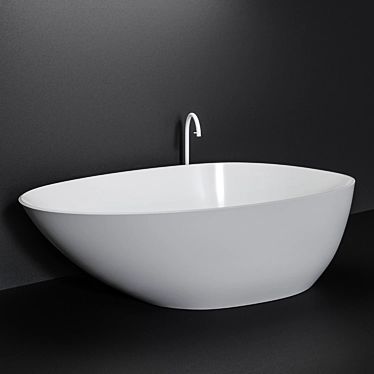  Agape Drop Bathtub - Sleek and Luxurious 3D model image 1 