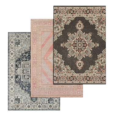 High-Quality Carpet Set 3D model image 1 