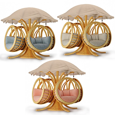 Fungi Hangout Seats 3D model image 1 