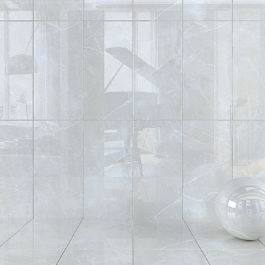 Maison Bone Wall Tiles: Multi-Texture, 3D Max, Corona Render 3D model image 1 