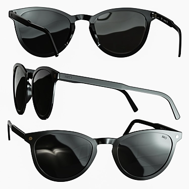 Stylish Shades: 145mm x 140mm 3D model image 1 