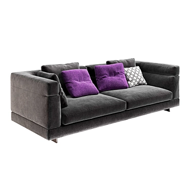 Minotti Alexander High-Quality Sofa 3D model image 1 