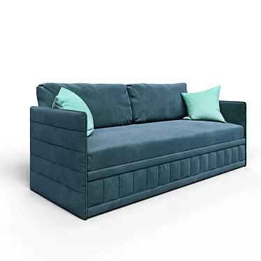 Diego 141 Sofa: Comfort in Style 3D model image 1 