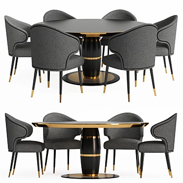 Contemporary Dining Table 2014 3D model image 1 