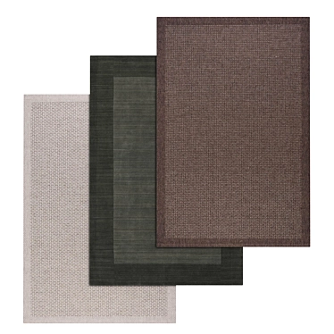 Title: Versatile Carpets Set 3D model image 1 