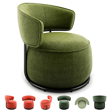 Minimalist Comfort: Armchair Picolo 3D model image 1 