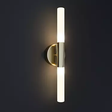 Sleek Agnes Wall Sconce 3D model image 1 