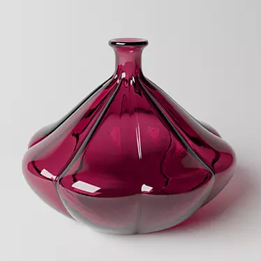 Elegant Glass Vase - 11cm 3D model image 1 