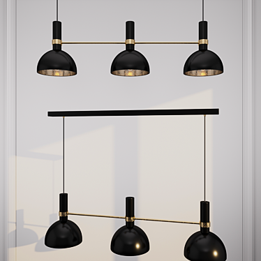 Sleek & Stylish Larry Lamp 3D model image 1 