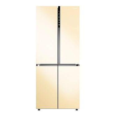 Sleek Samsung RF50N5861FG Fridge 3D model image 1 