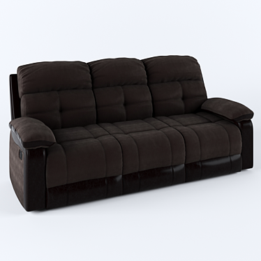 Modern 3-Seat Sofa 3D model image 1 