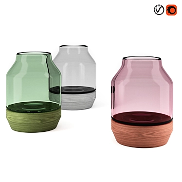 Title: Modern Elevated Vase - Unique and Versatile 3D model image 1 