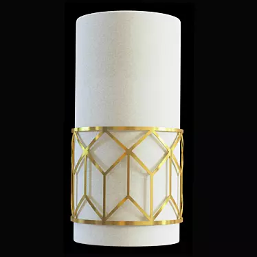 Maytoni Messina Gold Wall Lamp 3D model image 1 