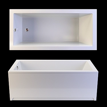 Riho Lusso Acrylic Bathtub 3D model image 1 