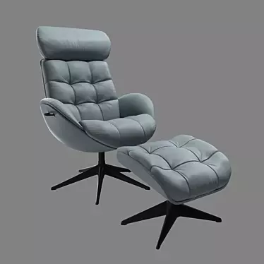 FlexLux Chester Chair: Stylish Comfort for Your Home 3D model image 1 