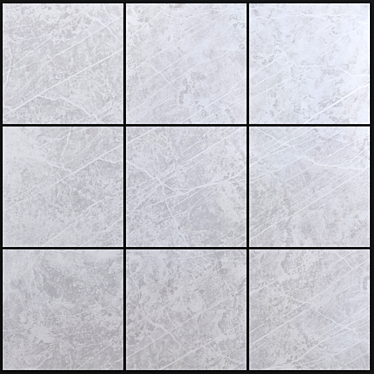 Marble Gray: High-Definition Multi-Texture Set 3D model image 1 