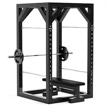 Ultimate Fitness Gym Equipment 3D model image 1 